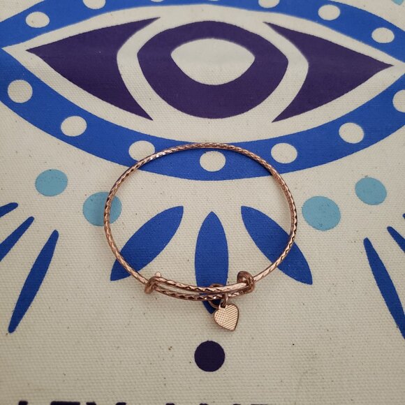 Alex and Ani Rose Gold Bracelet Bangle VCG 78 - Picture 2 of 4